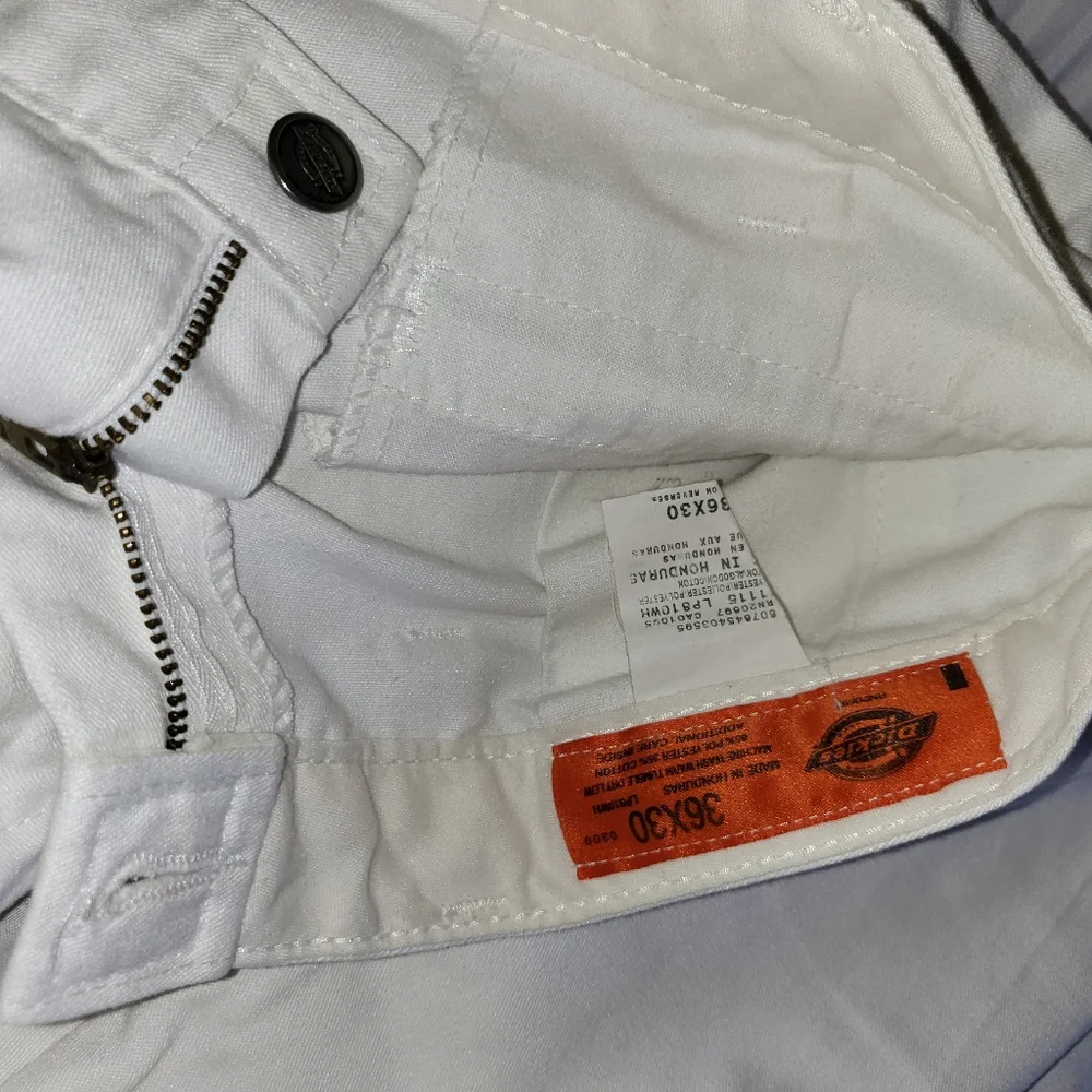 White Dickies Straight Leg - Picture 3 of 3